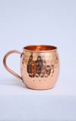 One Hammered Copper Mug 7