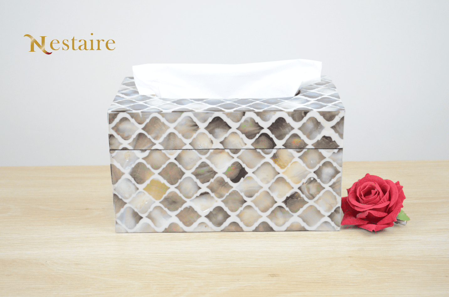 Pearl Tissue Boxes and Covers