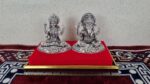 Lakshmi Ganesh Puja Idol Pure Silver for Diwali Puja